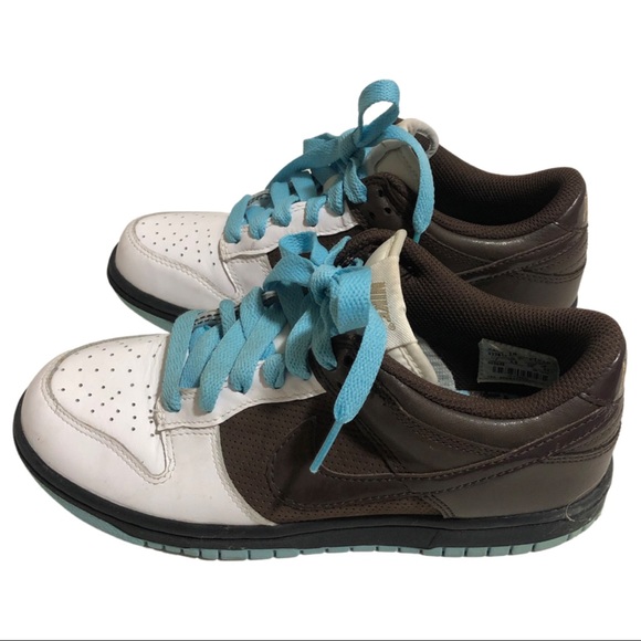 Nike Shoes - Nike Women’s Dunk Low 317813-121 Brown White Running Shoes Lace Up Low T…
